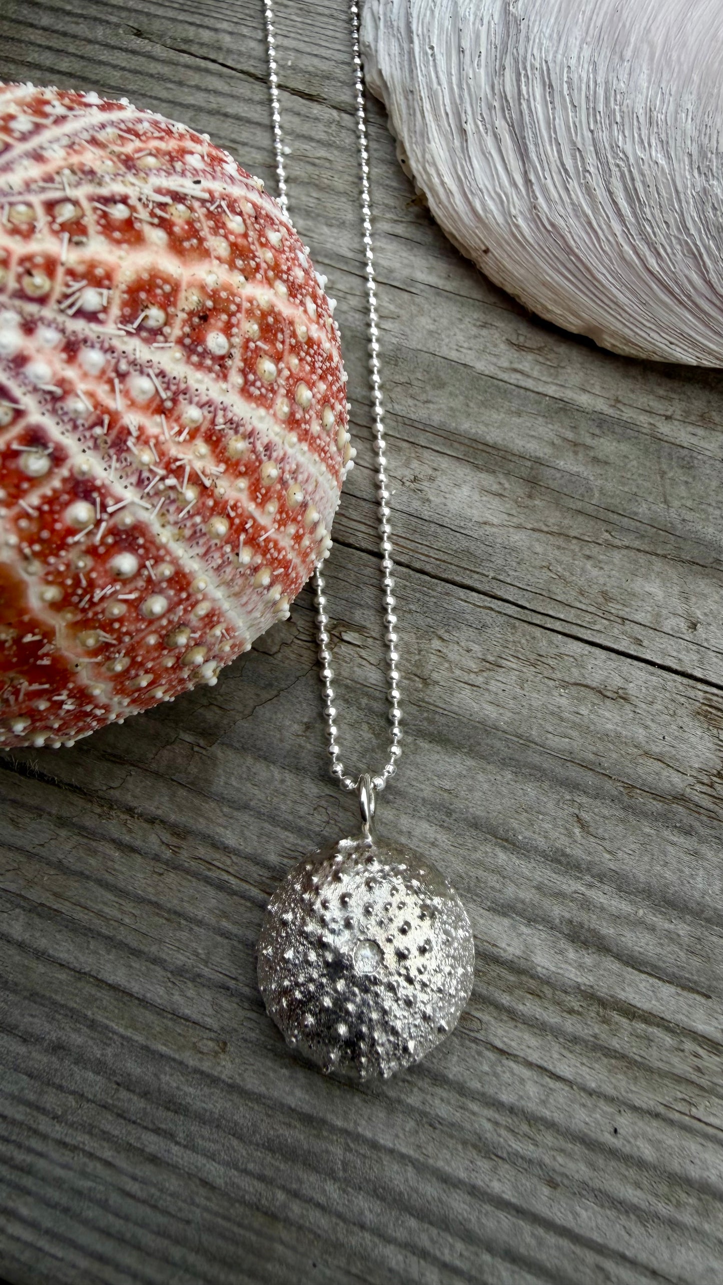 Kråkebolle Halskjede i sølv | Lofoten Jewelry