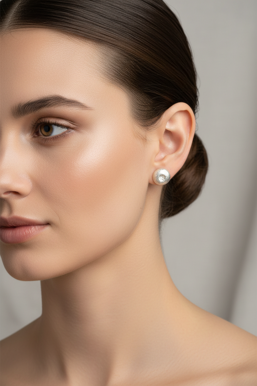 Lofoten Jewelry Silberohrringe "Blaubeeren"