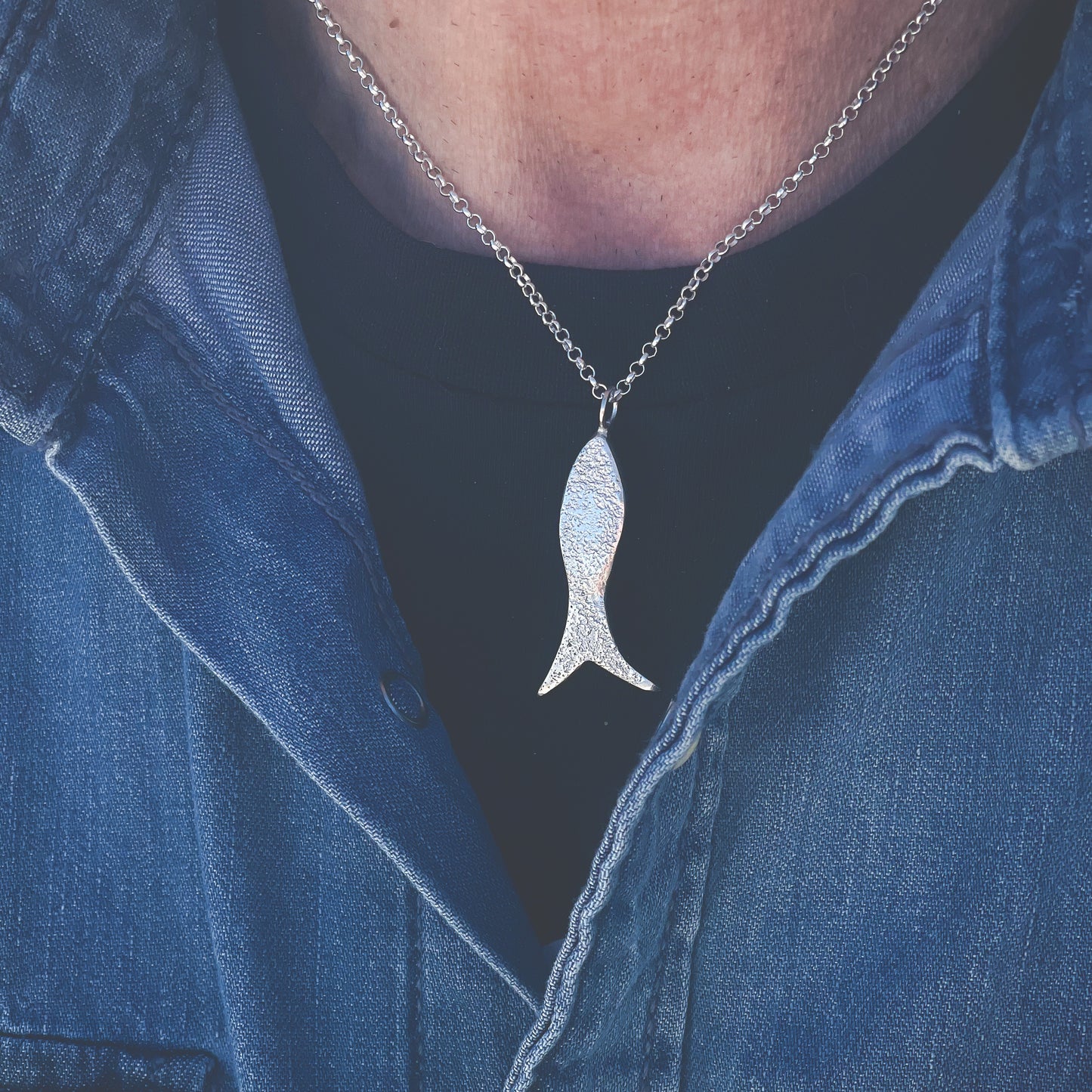 Lofoten Jewelry Silberkette „Sandfisk“