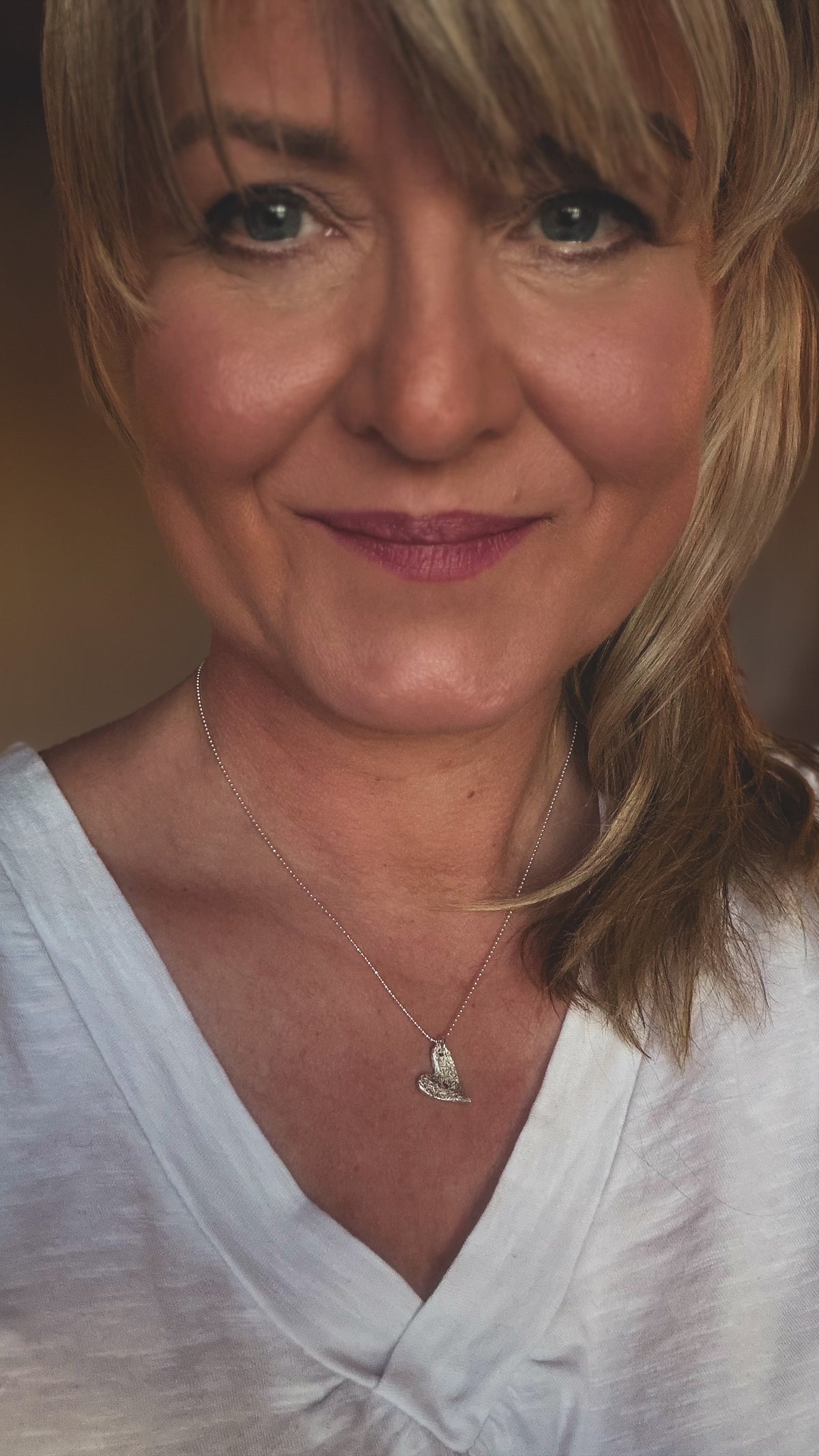 SandSpor Hjerte - Halskjede i sølv | Lofoten Jewelry