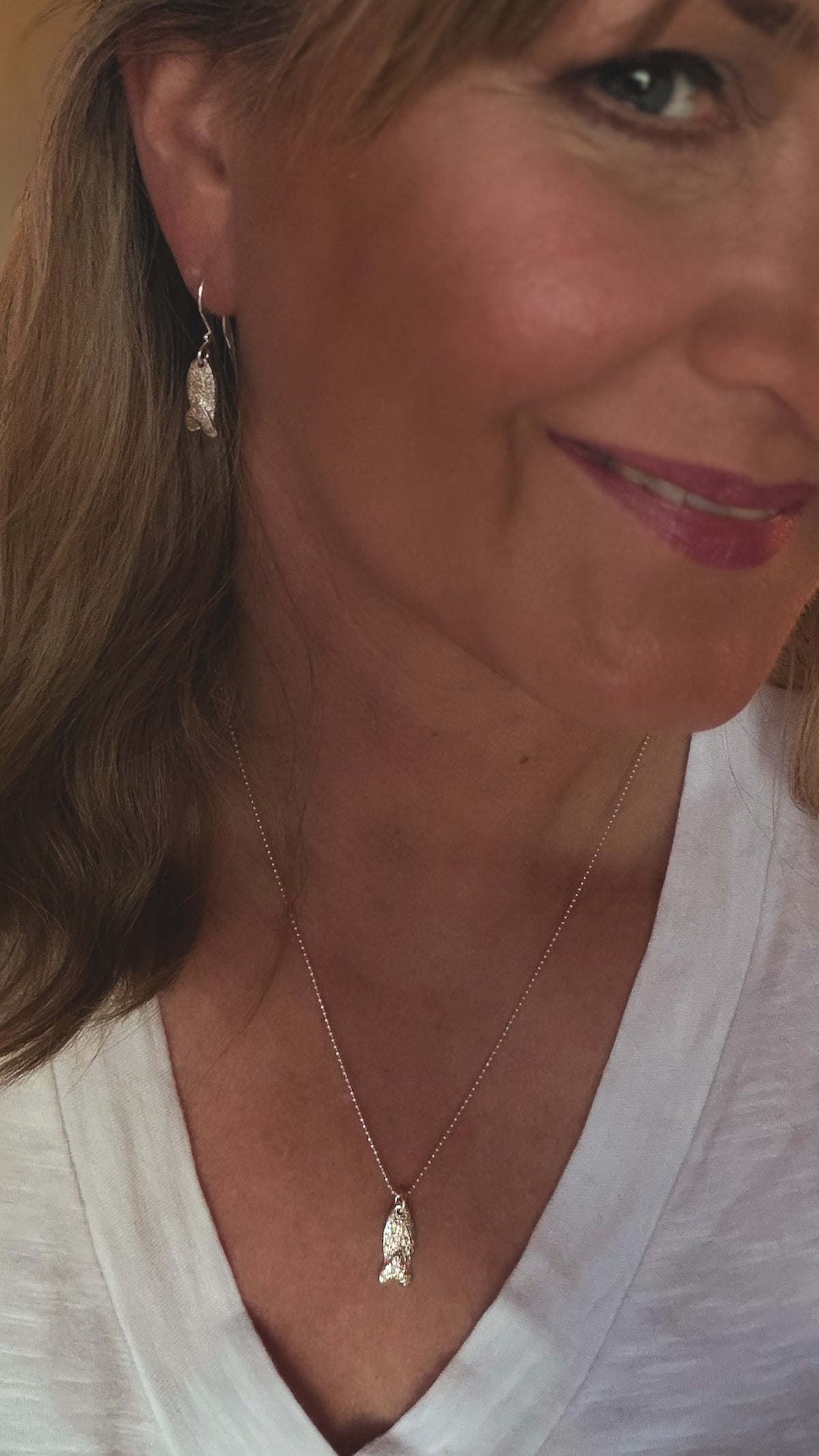 SandSpor Liebesfisch – Silberanhänger aus den Lofoten | Lofoten Jewelry
