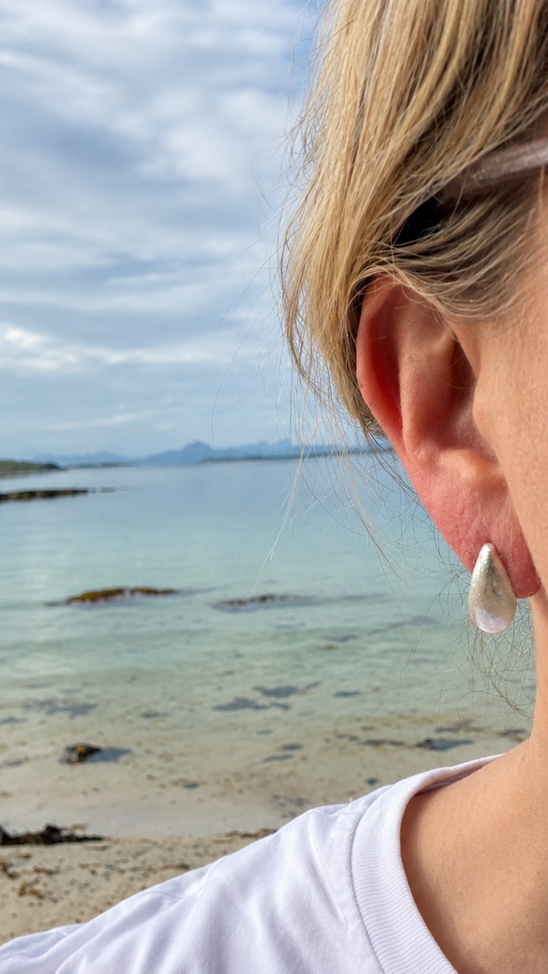 Lofoten Jewelry Sølv Øredobber "Blåskjell"