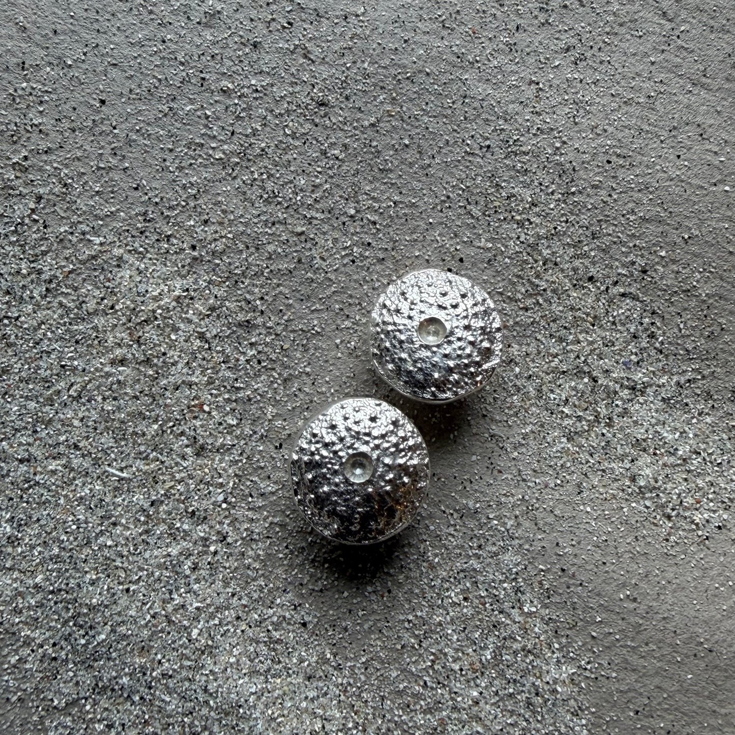 Lofoten Schmuck Silberohrringe "Seeigel"