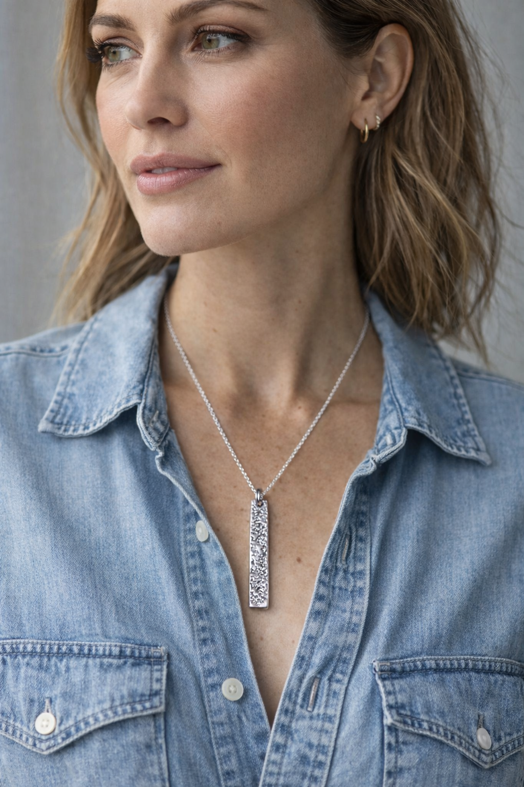 Lofoten Schmuck Silberkette "Pfad"