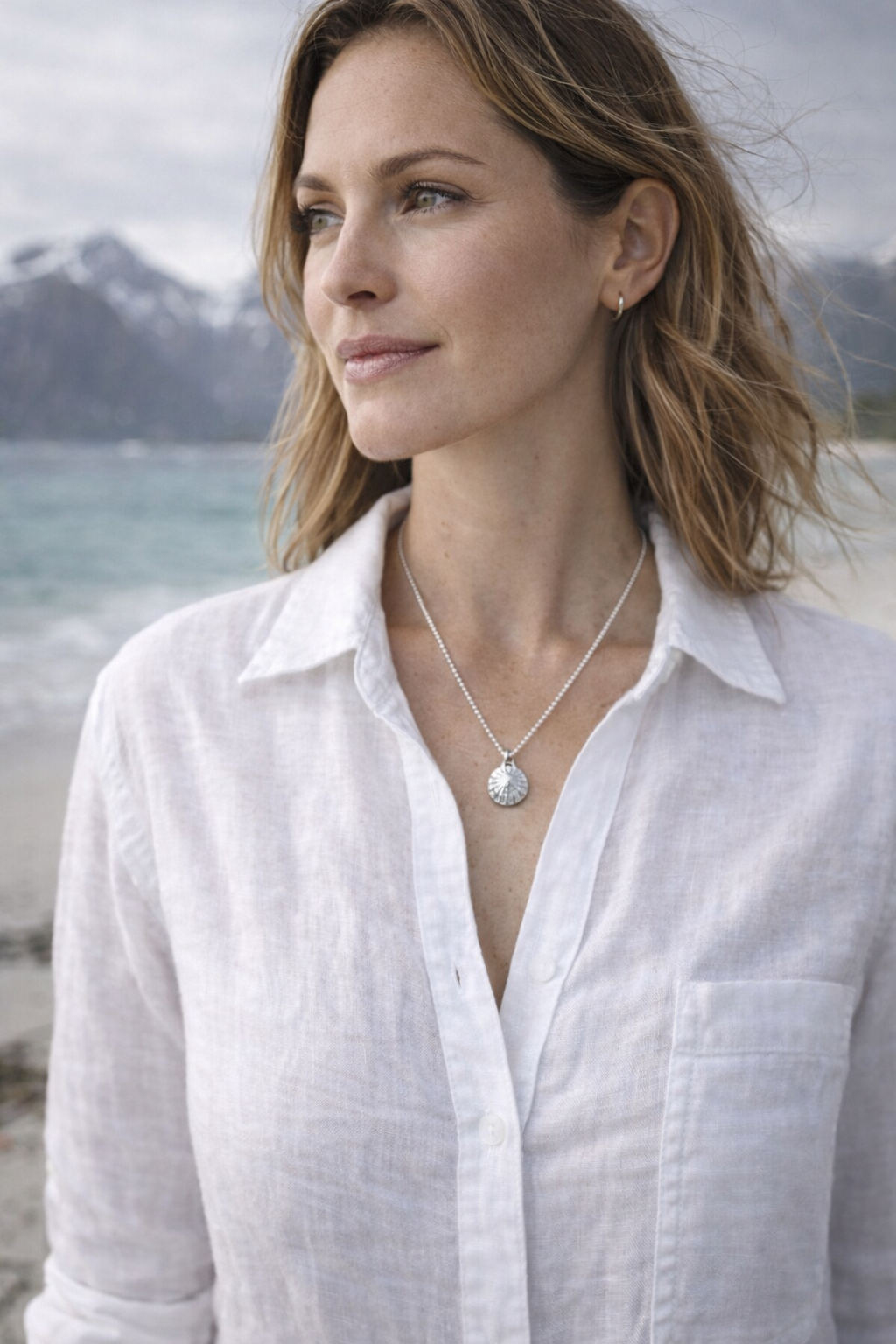 Lofoten Jewelry Sølv Halskjede "Albueskjell"