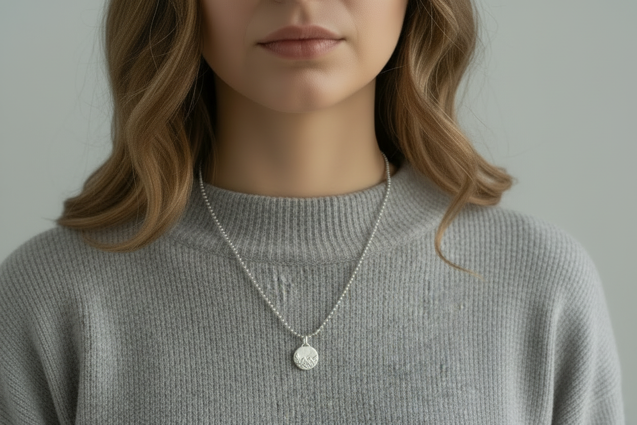 Lofoten Jewelry Sølv Halskjede  "Fjellglede"