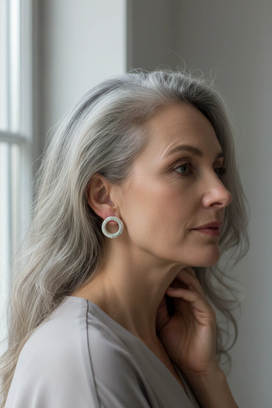 Lofoten Jewelry Silver Earrings "Sand"